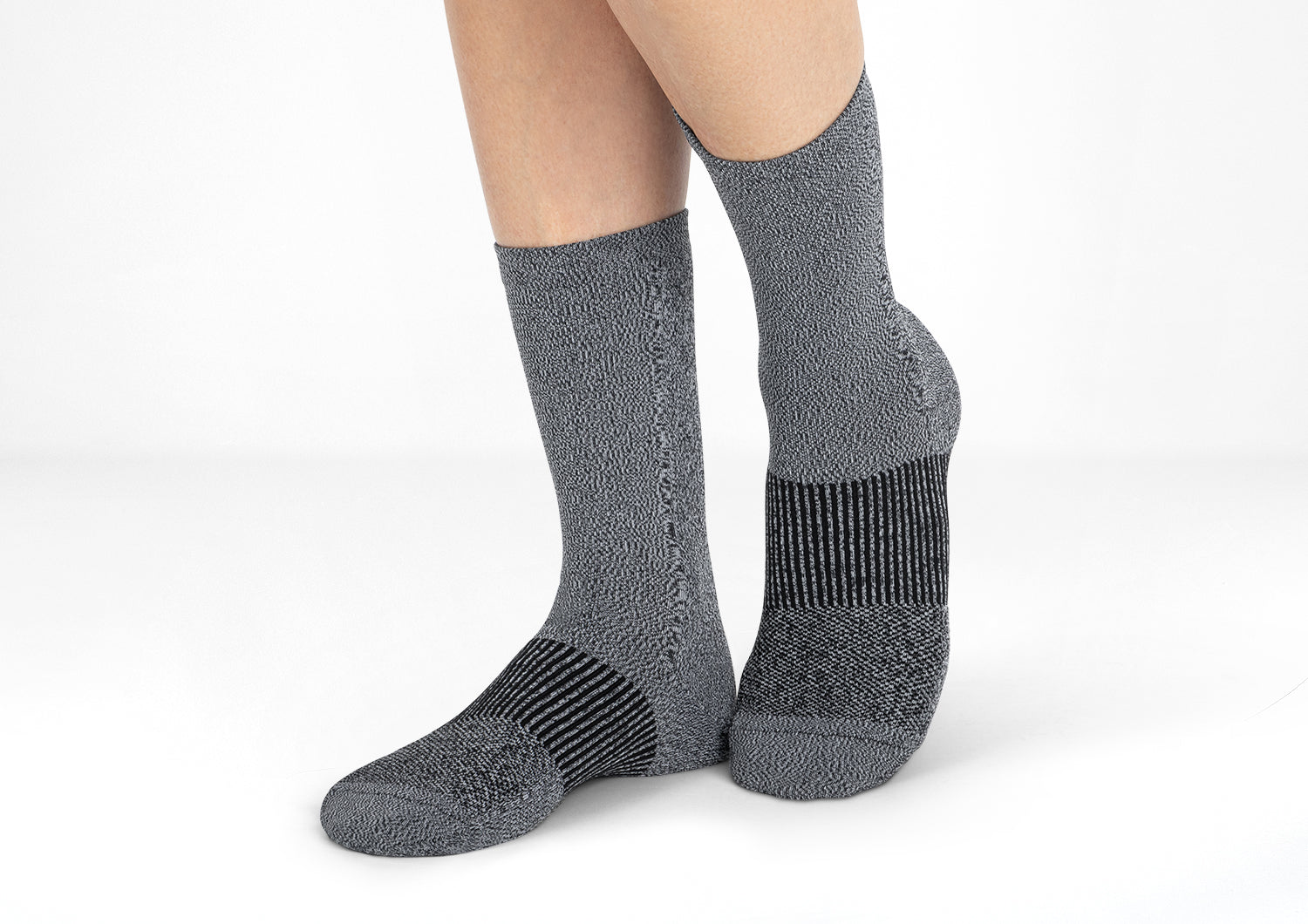 Mid-Calf Compression Socks 18-25 mmHg - Gray