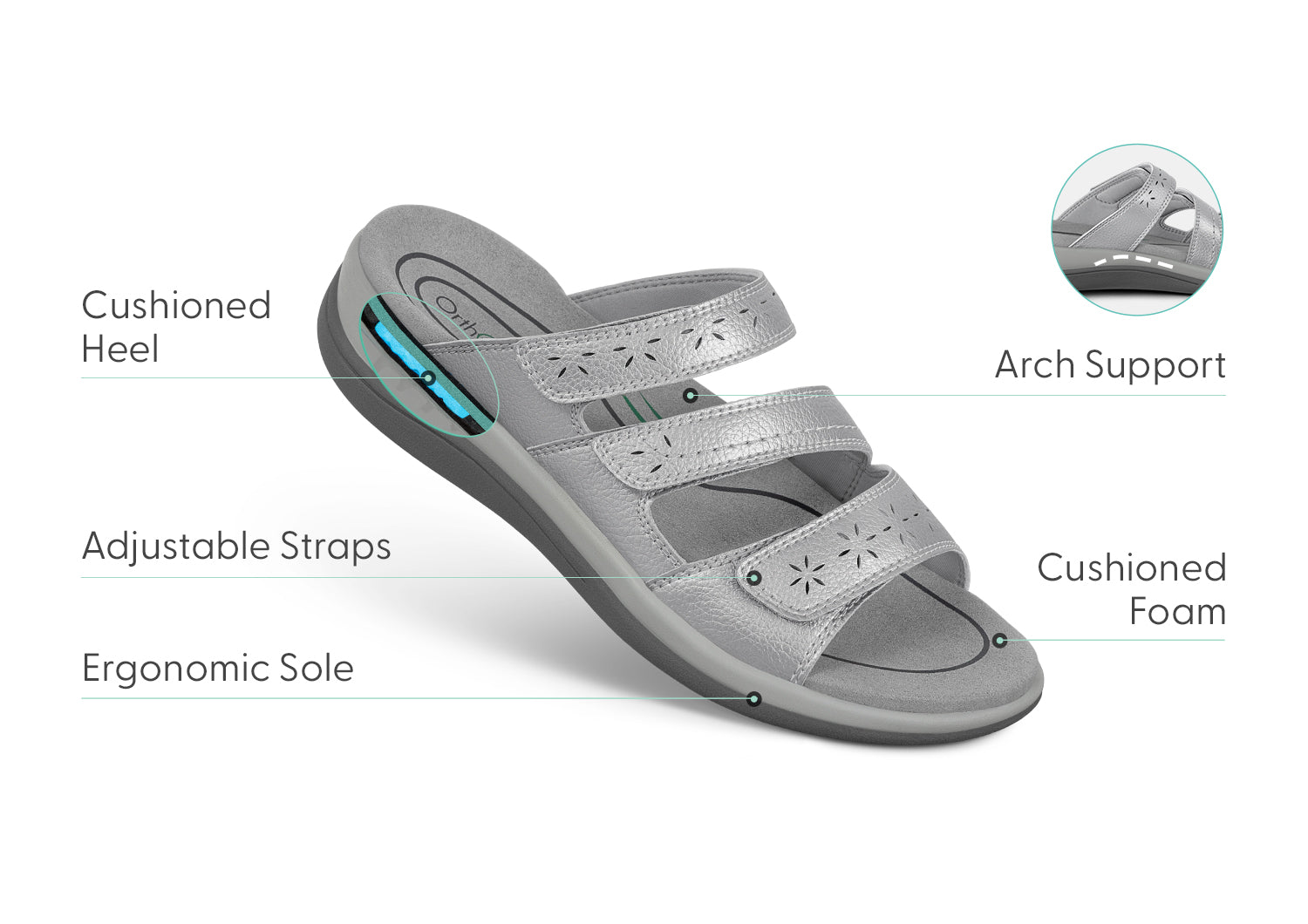 Sahara - Silver Metallic