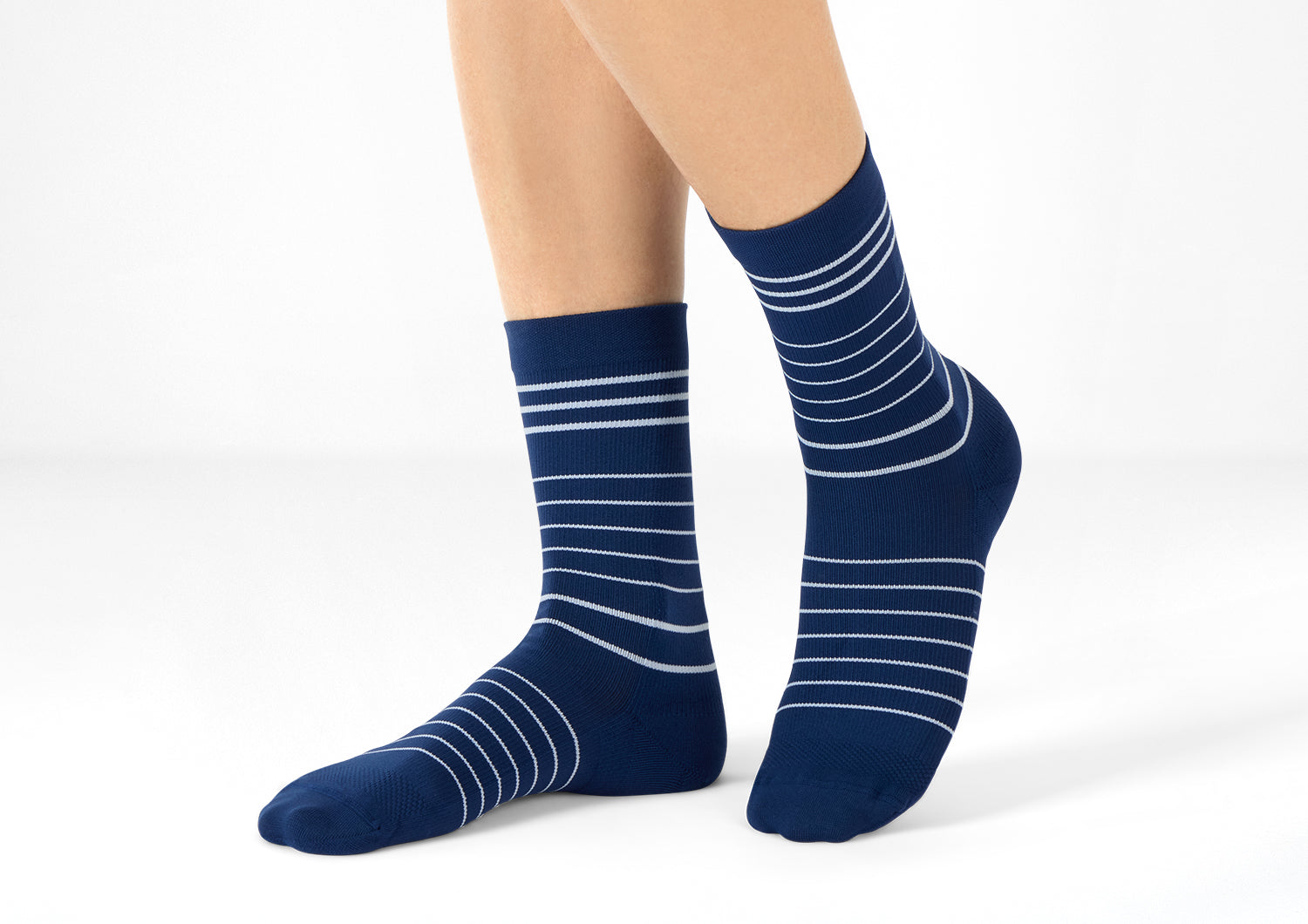 Mid-Calf Compression Socks 18-25 mmHg - Navy