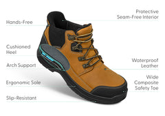 Quartz Hands-Free Work Boots - Wheat